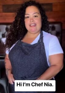 Chef Nia at The Cats