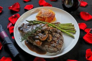 Valentine's Day Dinner Main Course - Ribeye