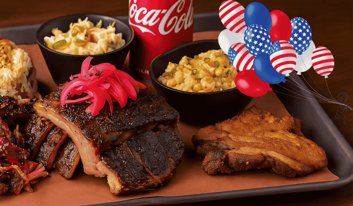 BBQ buffet with Mac & Cheese