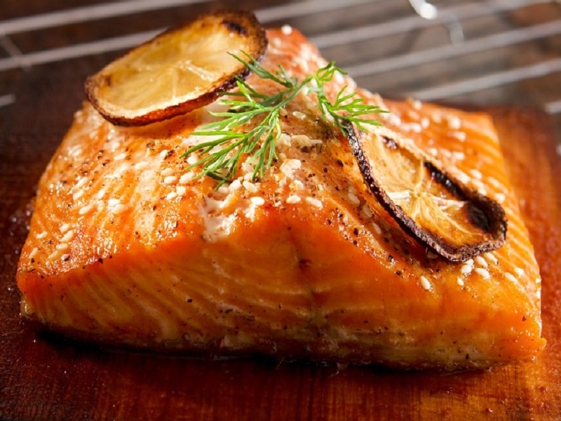 Grilled Salmon at The Cats