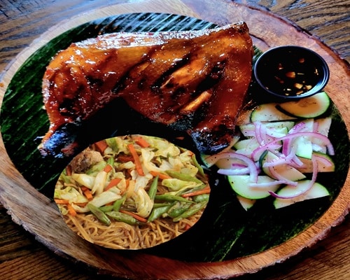 manila chicken with pancit