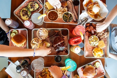 All-you-can-eat BBQ buffet at The Cats Los Gatos