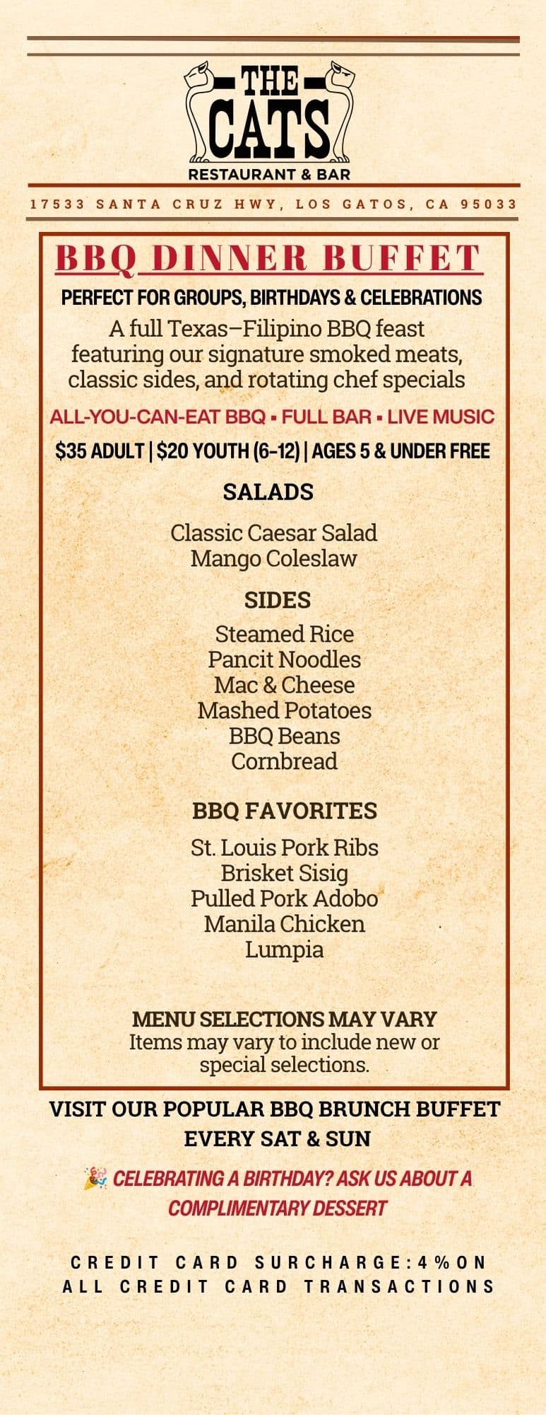 BBQ Buffet